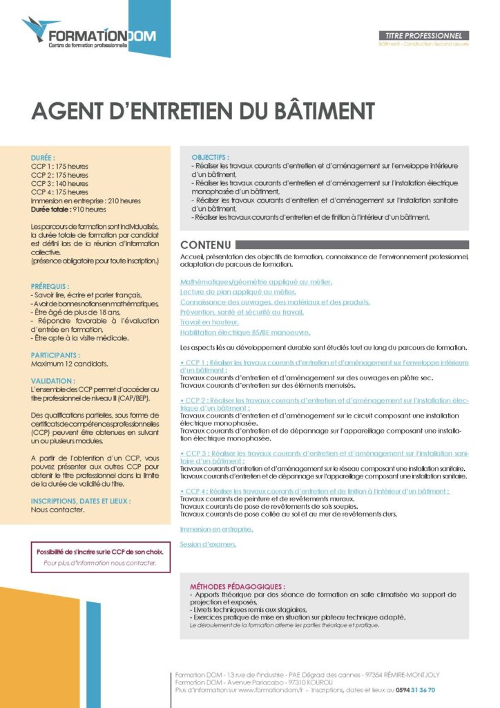 Agent d`entretien